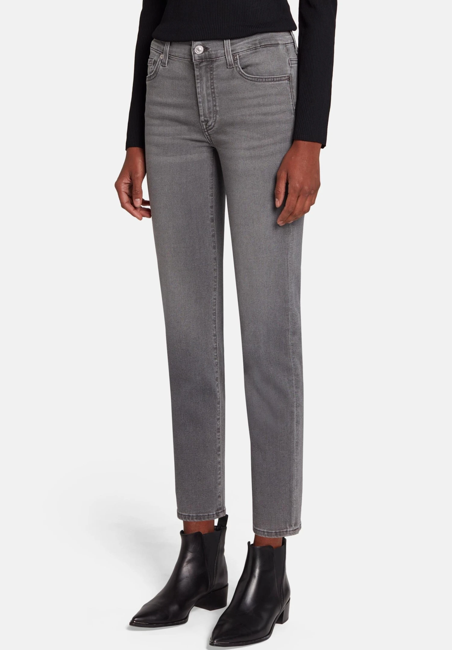 7 For All Mankind Roxanne Bair Silverlining - Vaqueros Pitillo - Grey 1 7 For All Mankind Roxanne Bair Silverlining - Vaqueros Pitillo - Grey